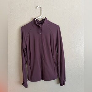 Lululemon women’s purple nulu fold zip up jacket size 12